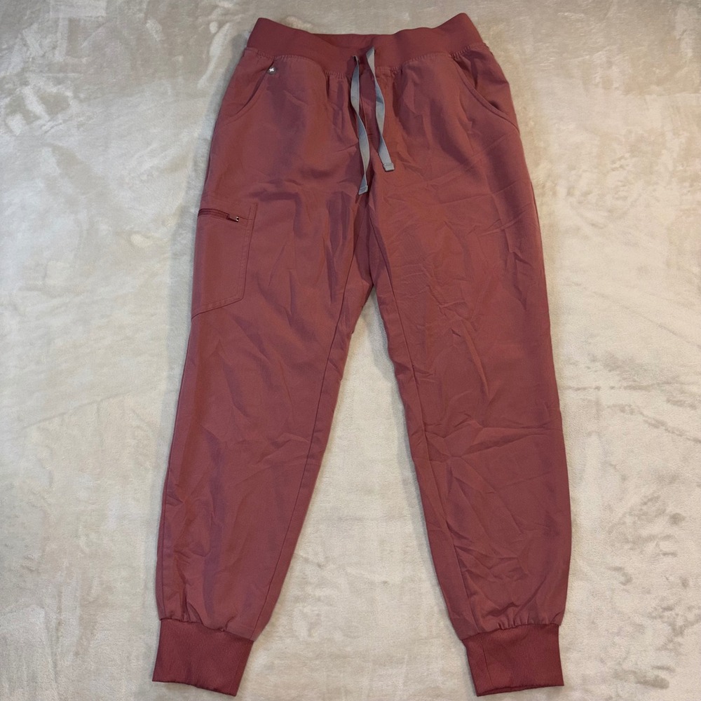 FIGS Zamora Jogger Scrub Pants Mauve Pink Technical Collection 1000208 Womens S